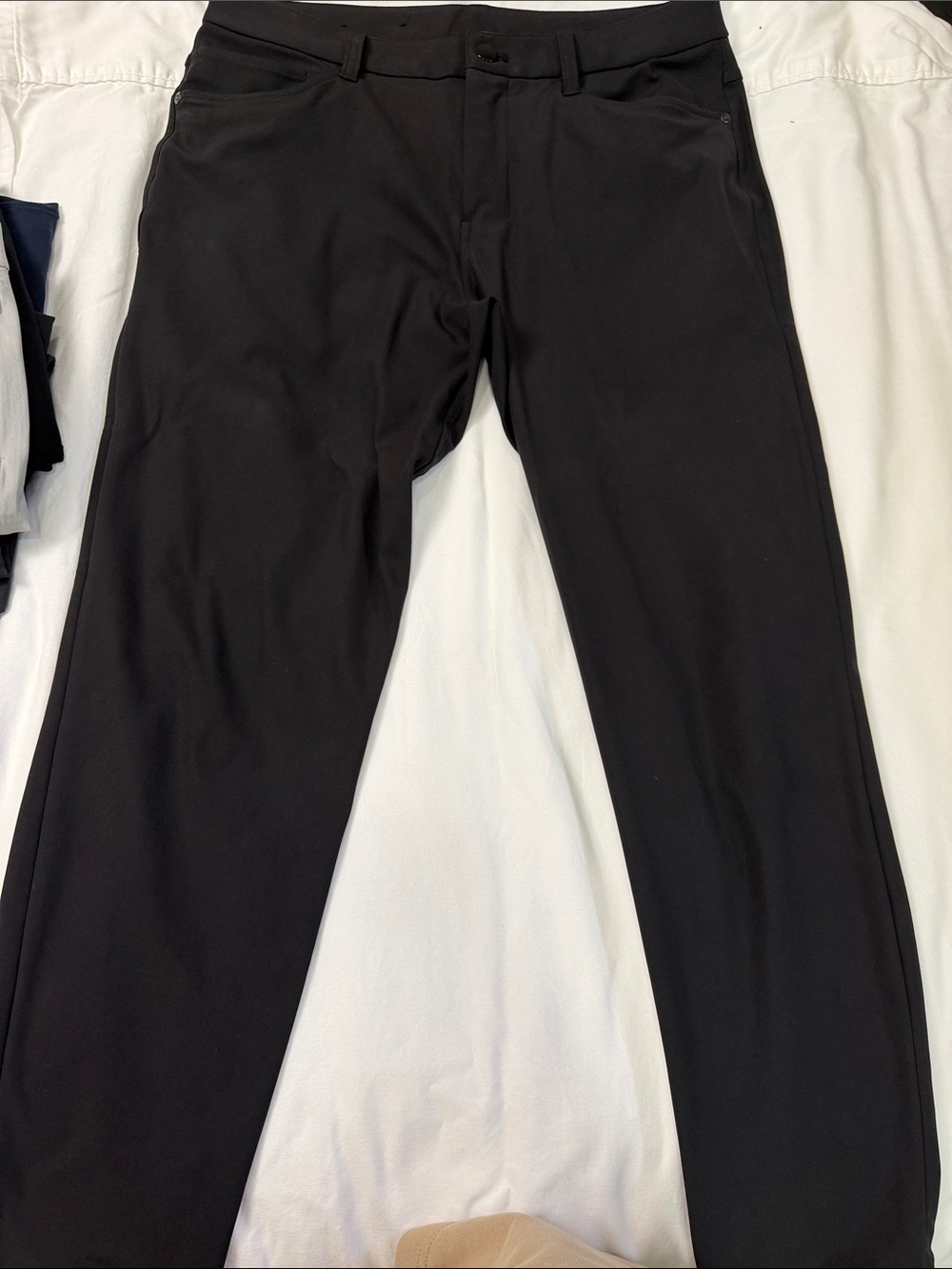 lululemon athletica Black Men's Dress Pants - Straight Leg
